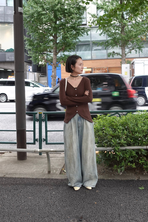 ニットフィットカーデ